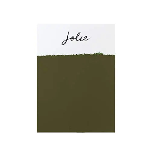 Jolie Paint – Chalk Finish for Furniture, Cabinets, and Décor, Green Wise Certified, No Priming or Sanding, Olive Green [Army Green], 32 Ounces Jolie