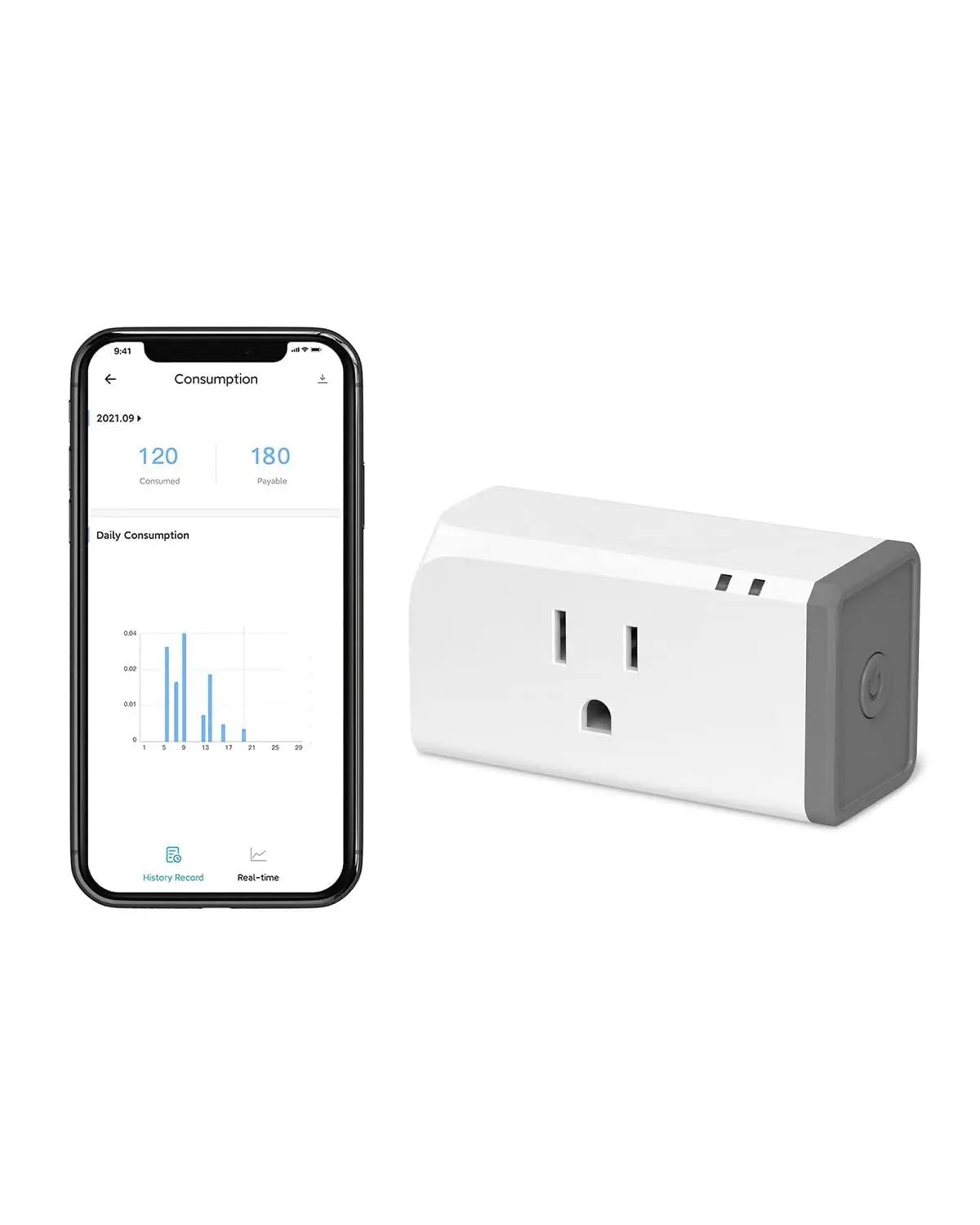 SONOFF S31 WiFi Smart Plug with Energy Monitoring, 15A Smart Outlet Timer Switch ETL Certified, Work with Alexa & Google Home, IFTTT Supporting, 2.4 Ghz Wi-Fi Only SONOFF