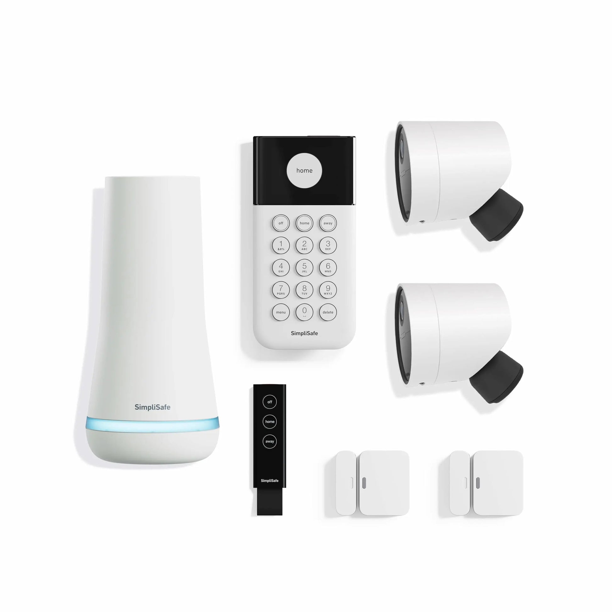 SimpliSafe 7 Piece Wireless Outdoor Camera Home Security System - Optional 24/7 Professional Monitoring - No Contract - Compatible with Alexa and Google Assistant - Planet First Market