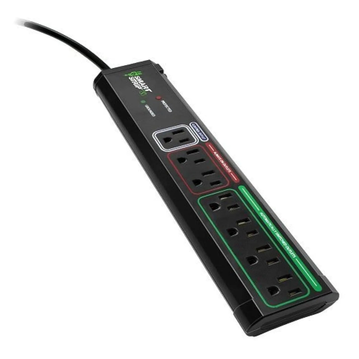 Smart Strip ECG-7MVR Energy Saving Surge Protector with Autoswitching Technology, 7 Outlet - Planet First Market