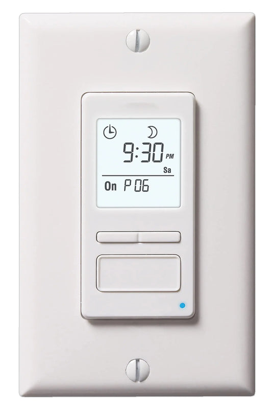 Honeywell Home RPLS740B ECONOswitch 7-Day Solar Programmable Switch, Lights and Motors, Indoor and Outdoor, Energy Saving White - Planet First Market