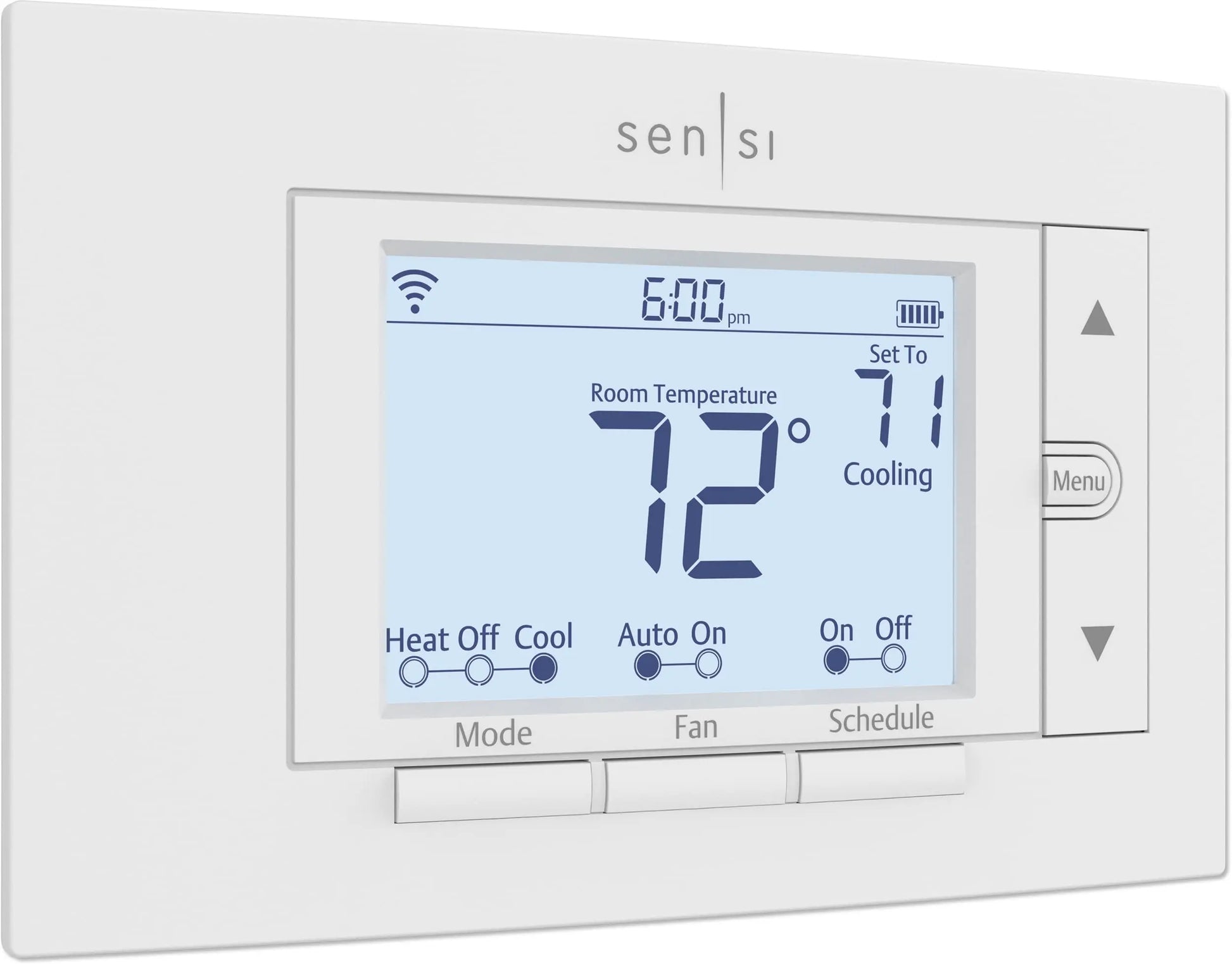 Sensi Smart Thermostat, 100 Years Of Expertise, Wi-Fi, Data Privacy, Programmable, Easy DIY Install, Works With Alexa, Energy Star Certified, Mobile App, ST55 Emerson