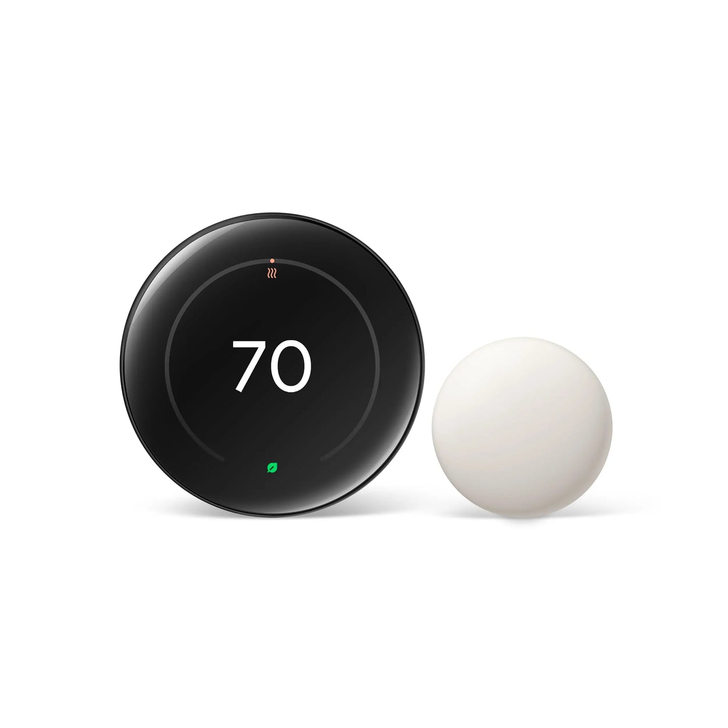 Google Nest Learning Thermostat (4th Gen, 2024) with Nest Temperature Sensor - Energy Saving Smart Thermostat with Adaptive Eco - Works with Alexa and Google Home App - Polished Obsidian - Planet First Market