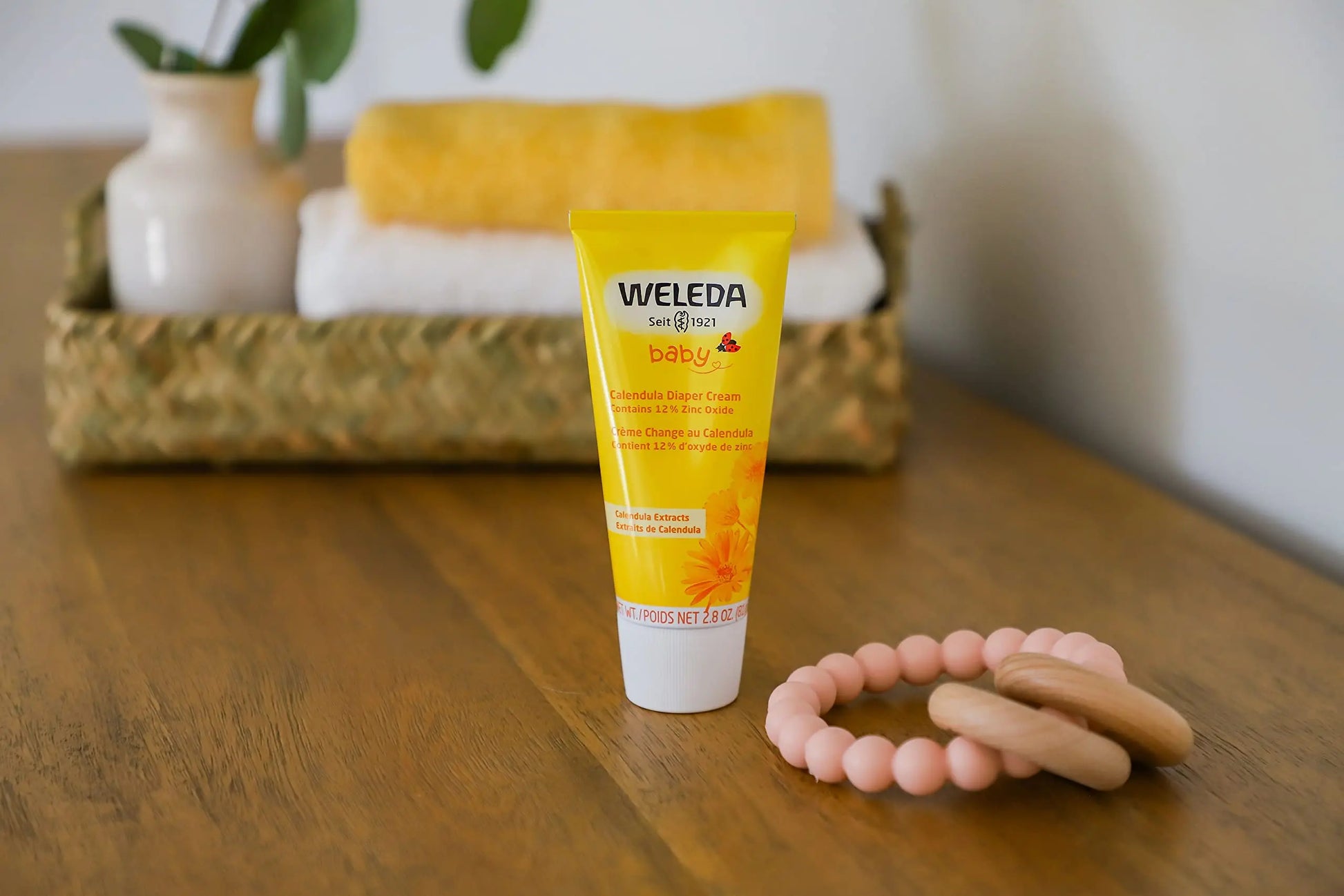 Weleda Baby Calendula Diaper Cream, 2.8 Fluid Ounce, Plant Rich Protection with Calendula, Chamomile, Sweet Almond Oil, Lanolin and Zinc Oxide - Planet First Market