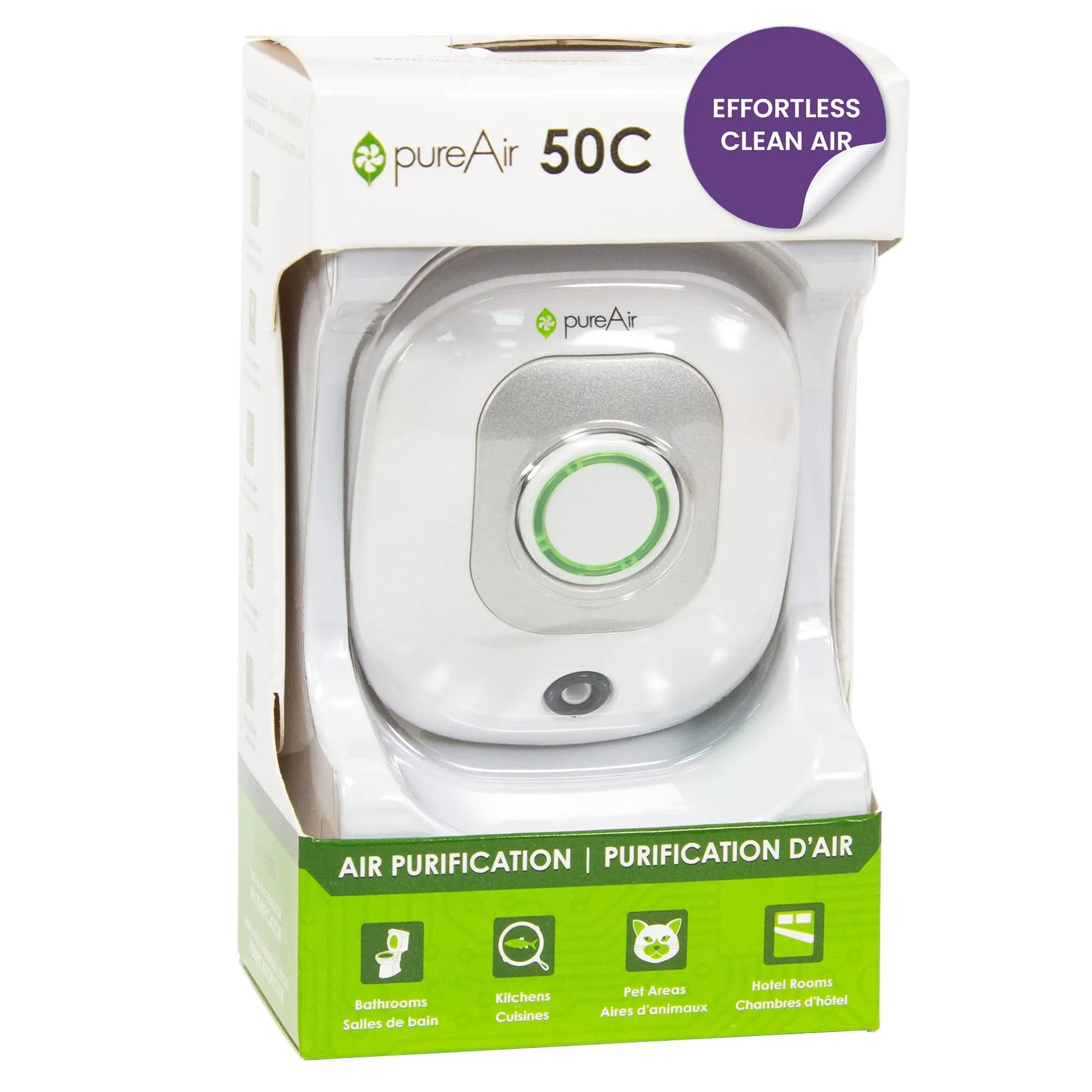 Greentech pureAir 50 - Perfect For Clearing Out All Your Smelly Spaces - Plug In Air Purifier - Planet First Market