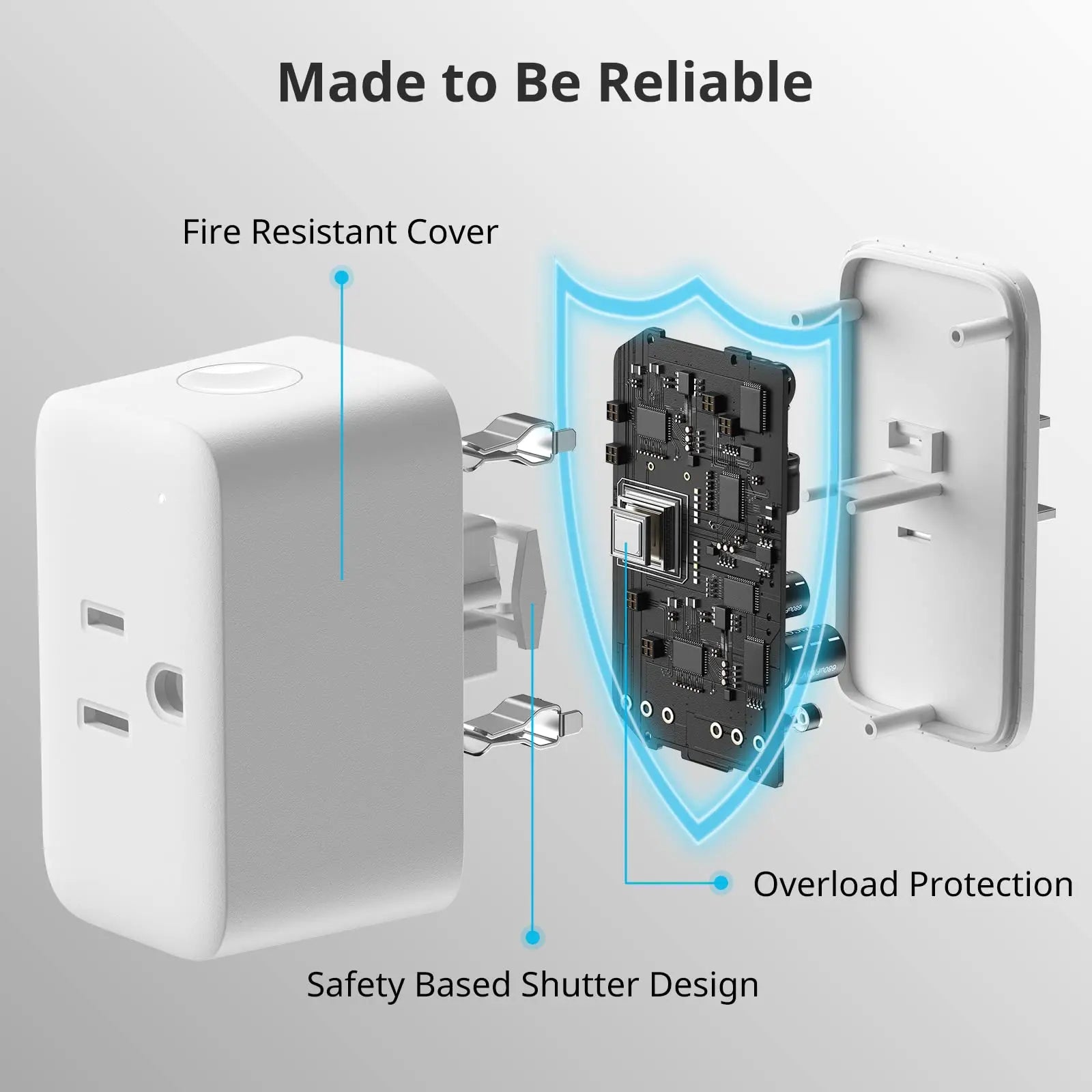 SwitchBot Smart Plug Mini 15A, Energy Monitor, Smart Home WiFi(2.4GHz) & Bluetooth Outlet Compatible with Alexa & Google Home, APP Remote Control & Timer Function for Home Automation, No Hub Required SwitchBot