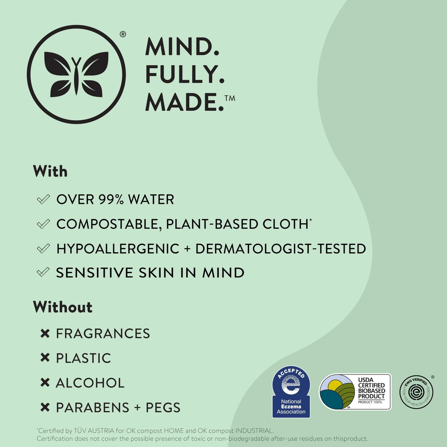 The Honest Company Clean Conscious Unscented Wipes | Over 99% Water, Compostable, Plant-Based, Baby Wipes | Hypoallergenic for Sensitive Skin, EWG Verified | Pattern Play, 288 Count - Planet First Market