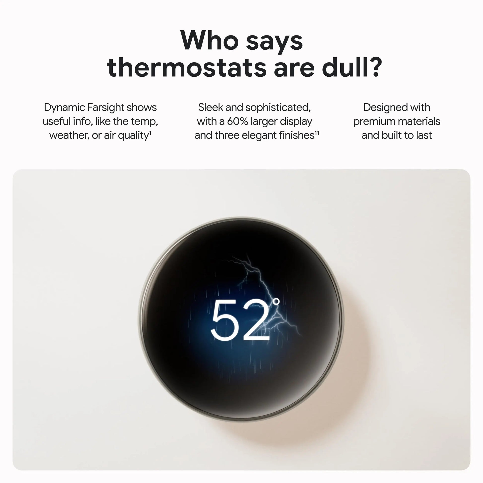 Google Nest Learning Thermostat (4th Gen, 2024) with Nest Temperature Sensor - Energy Saving Smart Thermostat with Adaptive Eco - Works with Alexa and Google Home App - Polished Obsidian - Planet First Market