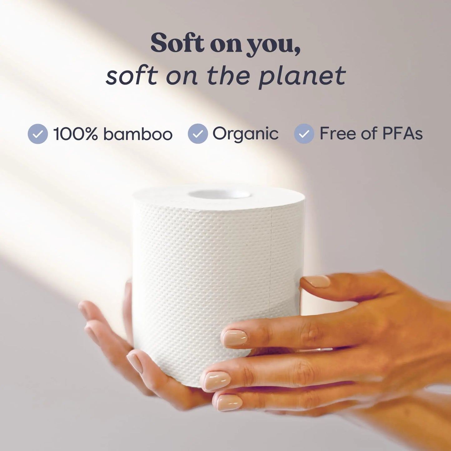 Betterway Bamboo Toilet Paper 3 Ply - Sustainable Toilet Tissue - 12 Double Rolls & 360 Sheets Per Roll - Septic Safe - Organic, Plastic Free - FSC Certified - Planet First Market