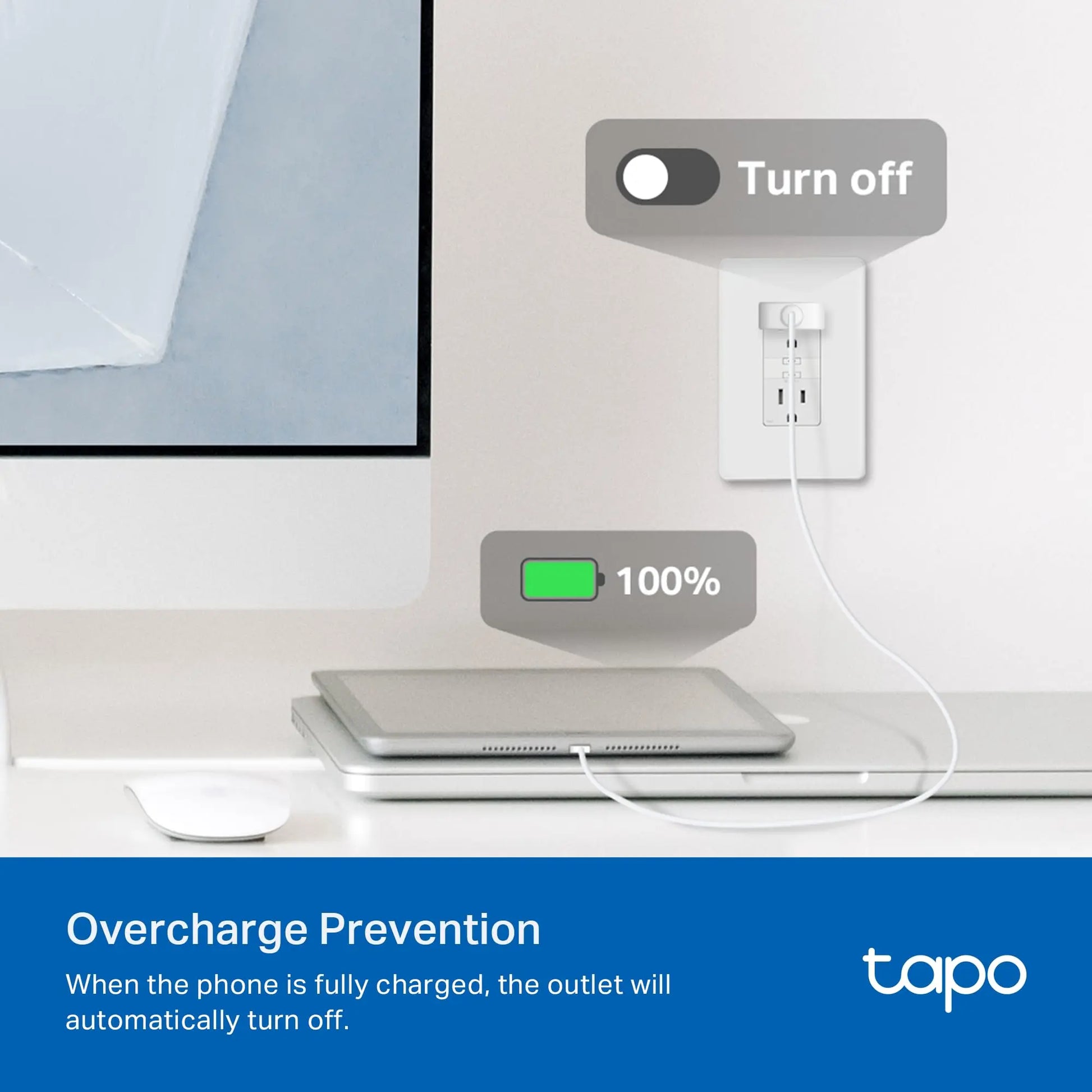 TP-Link Tapo Smart Plug Compatible with Alexa, Google Home & Samsung SmartThings, Energy Monitoring, 15A, ETL Certified, 2.4G Wi-Fi Only, Tapo P110, White Tapo