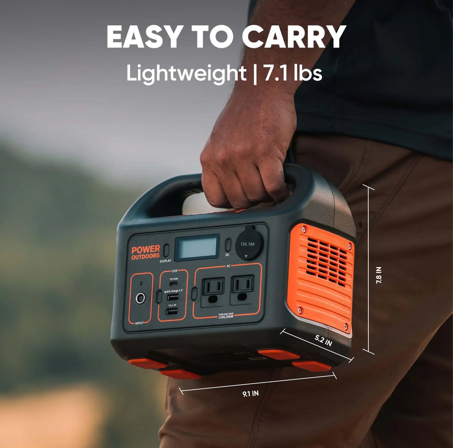 Jackery Portable Power Station Explorer 300, 293Wh Backup Lithium Battery, Solar Generator for Outdoors Camping Travel Hunting Blackout (Solar Panel Optional) - Planet First Market