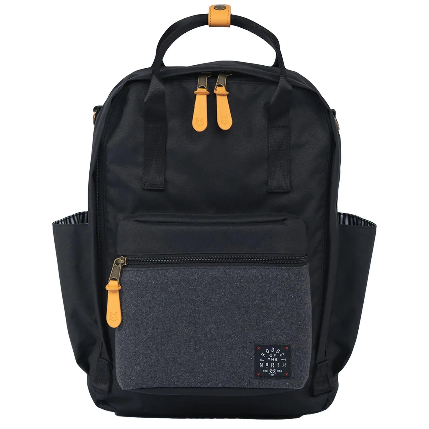 Product of the North Elkin Sustainable Diaper Bag Backpack - Black Product of the North