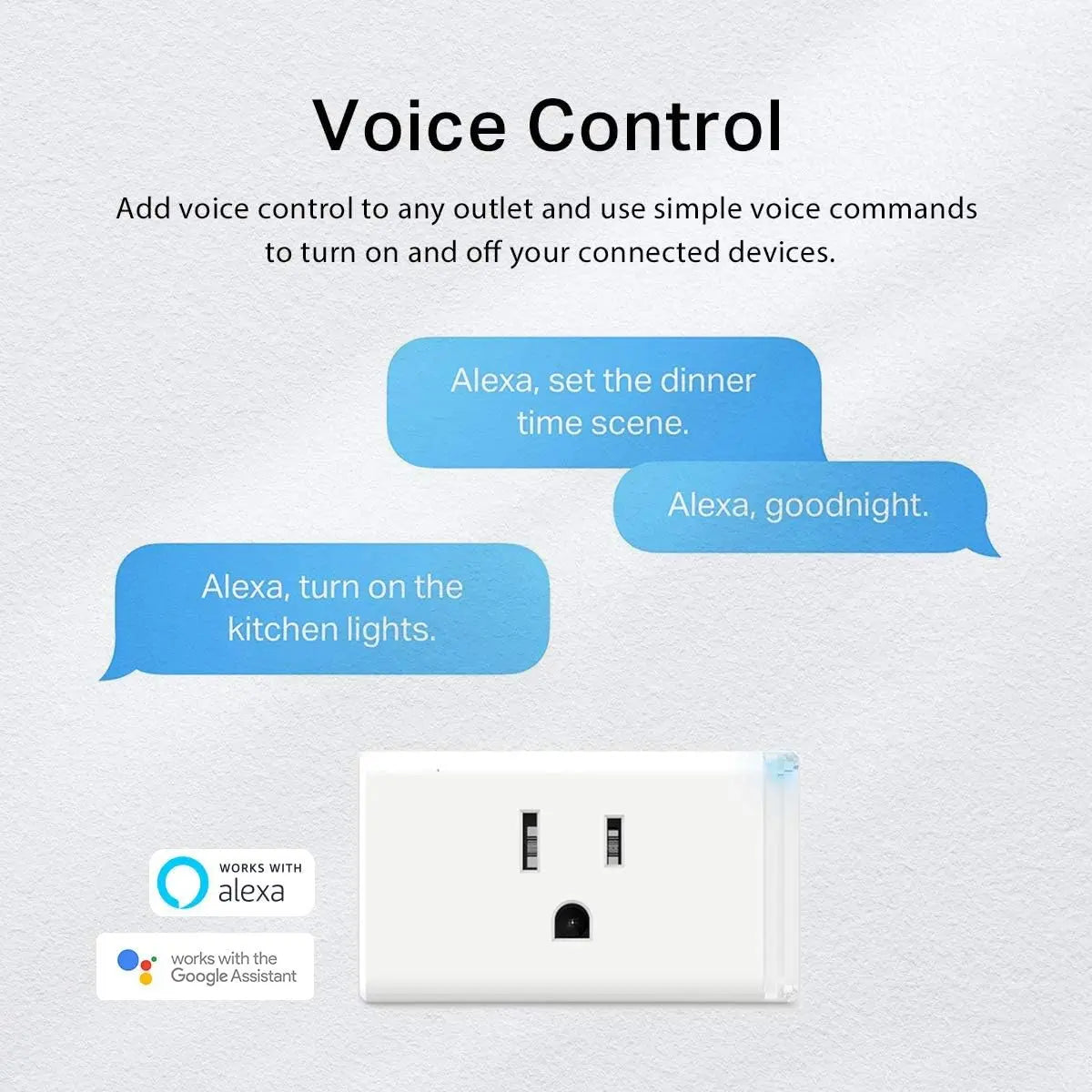 Kasa Smart Plug Mini with Energy Monitoring, Smart Home Wi-Fi Outlet Works with Alexa, Google Home & IFTTT, Wi-Fi Simple Setup, No Hub Required (KP115), White Kasa Smart