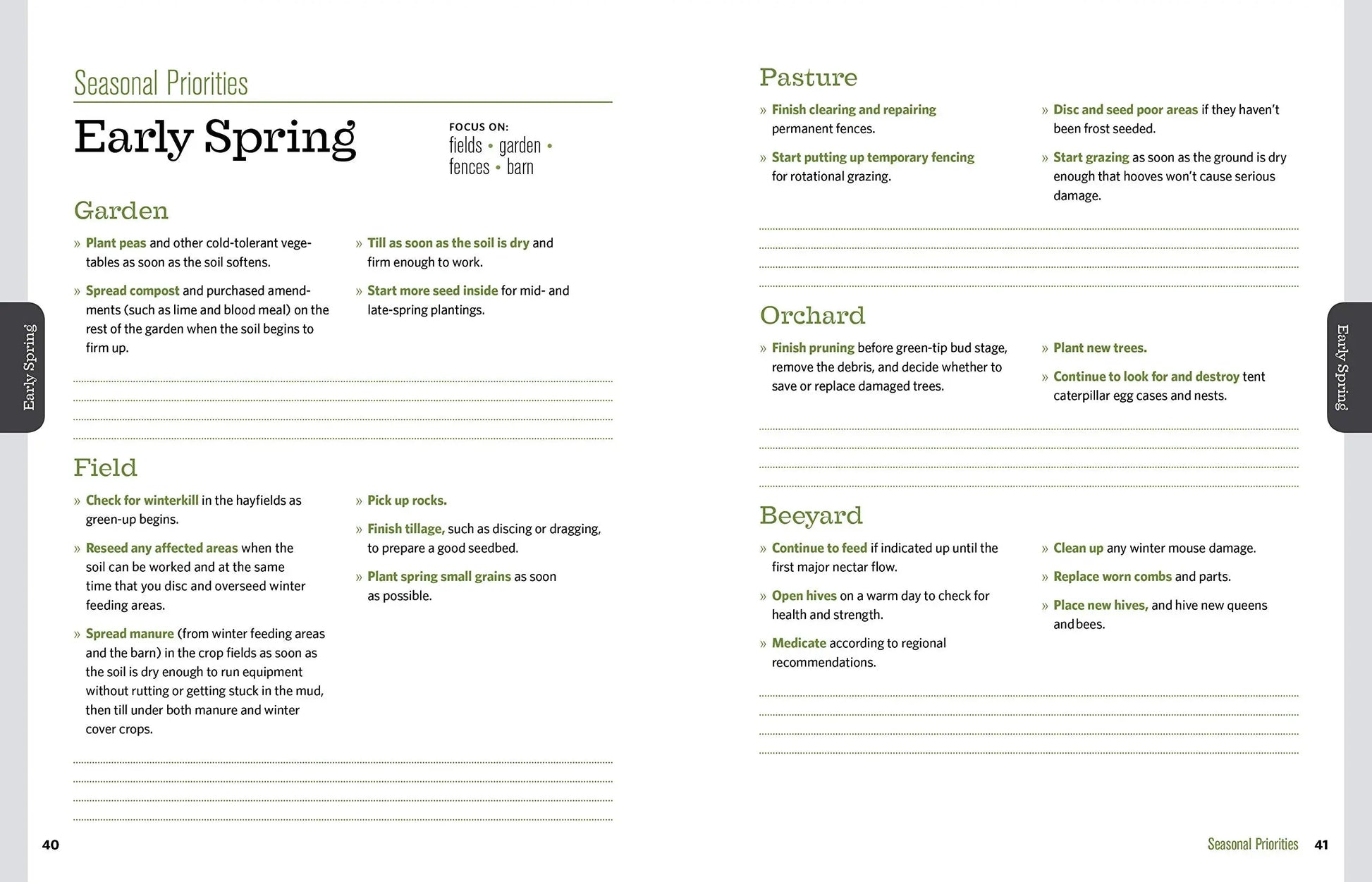 The Backyard Homestead Seasonal Planner: What to Do & When to Do It in the Garden, Orchard, Barn, Pasture & Equipment Shed - Planet First Market