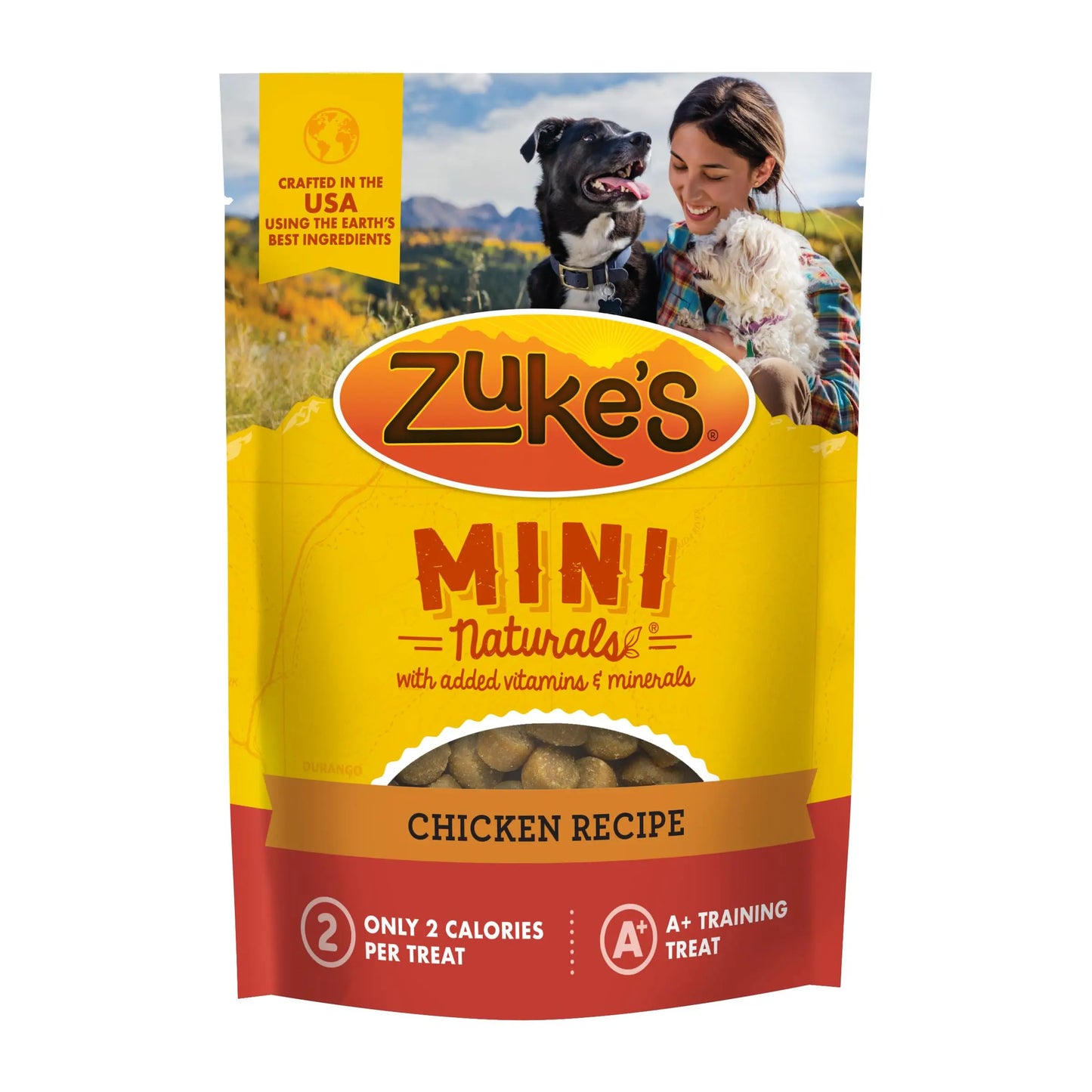 Zuke’s Mini Naturals Dog Training Treats for Dogs, Pet Treats made with Real Chicken, 16 oz. Resealable Pouch - 16 oz. Bag Zuke's