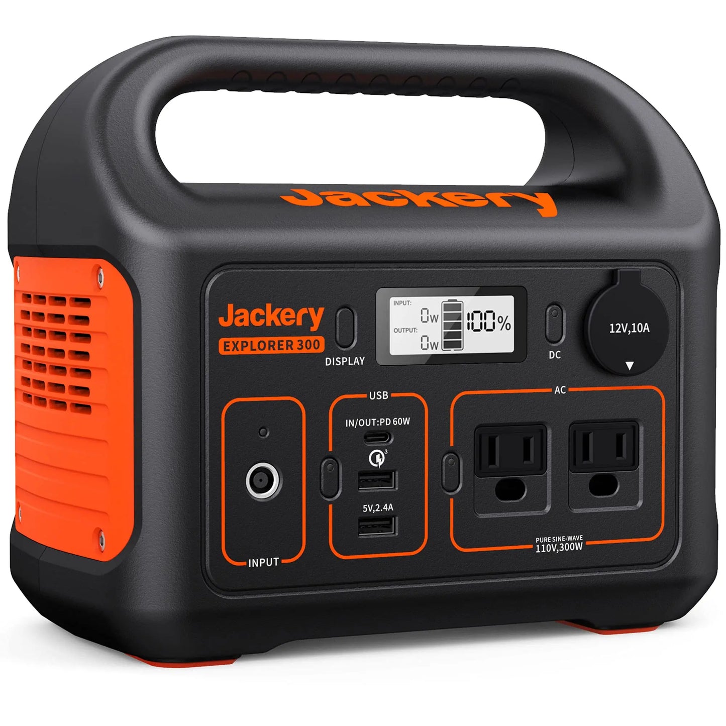 Jackery Portable Power Station Explorer 300, 293Wh Backup Lithium Battery, Solar Generator for Outdoors Camping Travel Hunting Blackout (Solar Panel Optional) - Planet First Market