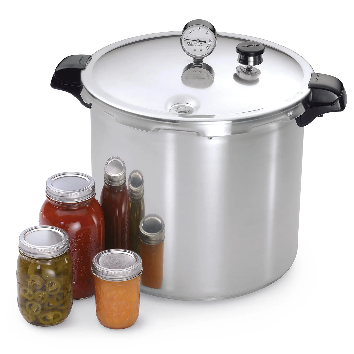 Presto 01781 Pressure Canner and Cooker, 23 qt, Silver - Planet First Market